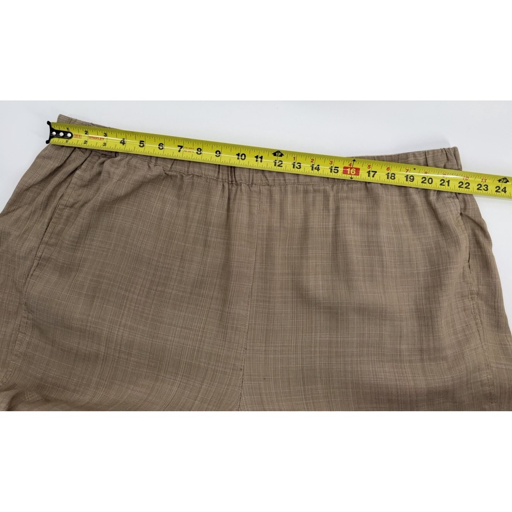 Alfred Dunner Beige Tan Dress Pants Button Detail Elastic Waist Plus Size 22W - Picture 5 of 8